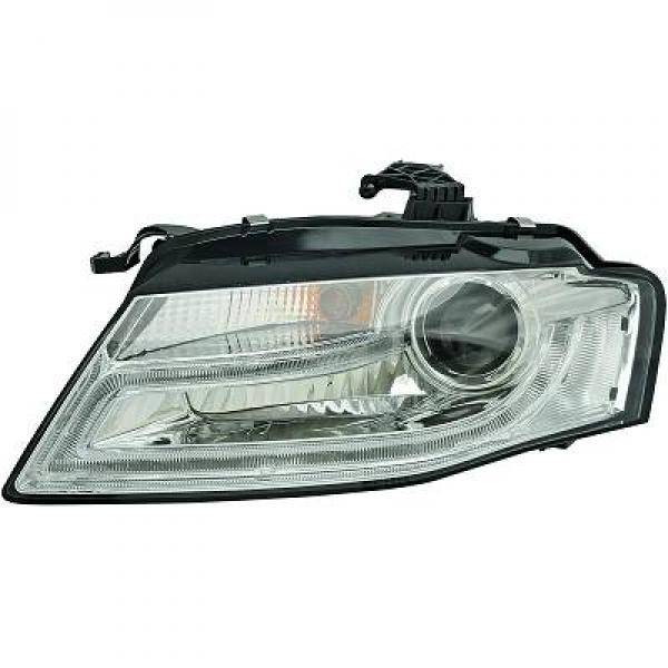 AUDI A4 07-11 Frontlykter LED Chrome