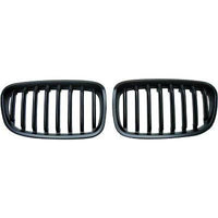 BMW 1 07-11 Grill Svart Matt