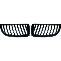 BMW 3 E90 E91 05-08 Grill H/V Carbon-look