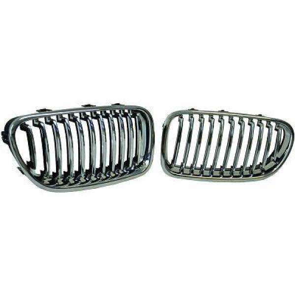 BMW 5 F10 F11 10-13 Grill Chrome/Svart