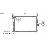 BMW X3 E83 03-06 Radiator Man