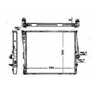 BMW X3 E83 03-06 Radiator Aut