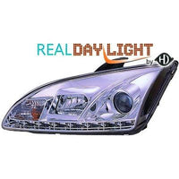 FORD FOCUS II 04-08 Frontlykter LED R87 Chrome