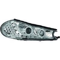 FORD MONDEO II 96-00 Frontlykter LED Klarglass/Chrome