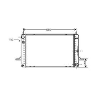 FORD SCORPIO 85-94 Radiator