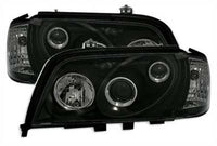 MB C W202 93-00 Frontlykter Svart