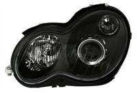 MB C W203 00-04 Frontlykter Svart Facelift-look