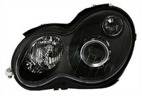 MB C W203 00-04 Frontlykt Xenon Svart Facelift-look
