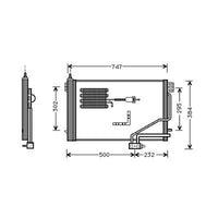 MB C W203 00-07 AC Kondensator