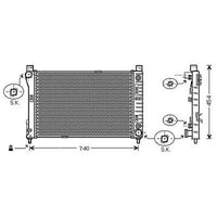 MB C W203 00-07 Radiator