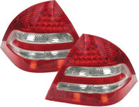 MB C W203 4D 00-04 Baklykter LED Rød-klar