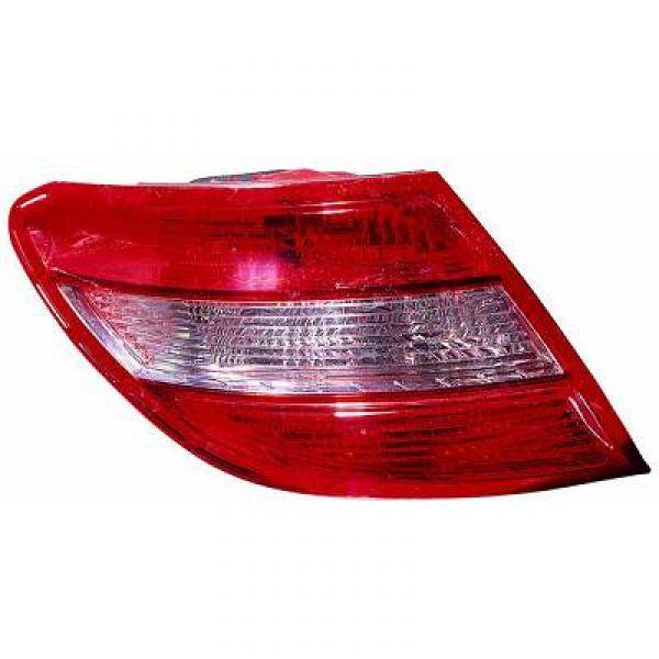MB C W204 4D 07-11 Baklykt Hvit Venstre