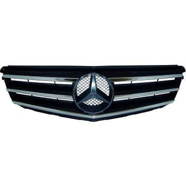 MB C W204 07-11 Grill Avant. Svart