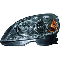 MB C W204 07-11 Frontlykter LED TFL Chrome