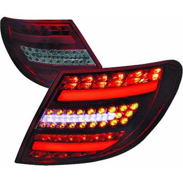 MB C W204 4D 07-11 Baklykter Sotet