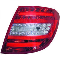 MB C W204 5D 07-11 Baklykter LED Rød-Chrome