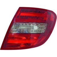 MB C W204 5D 07-11 Baklykter LED Rød-Røykgrå