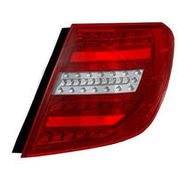 MB C W204 5D 11-14 Baklykter LED Rød-Chrome