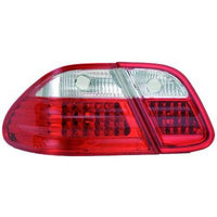 MB CLK C208 97-02 Baklykter LED Rød-hvit