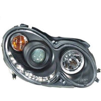 MB CLK C209 02-09 Frontlykter LED Svart