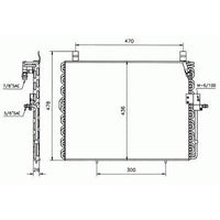 MB E W124 85-95 Kondensator AC