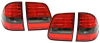 MB E S210 STV 99-02 Baklykter LED Rød-svart
