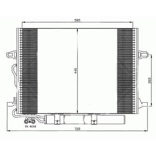 MB E W211 02-09 Kondensator AC