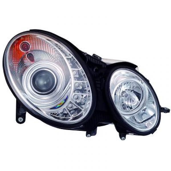 MB E W211 02-06 Frontlykter H1/H1 Chrome