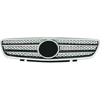 MB SL R230 01-07 Grill AMG Optikk Chrome/Svart