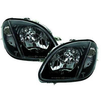 MB SLK R170 96-04 Frontlykter Svart