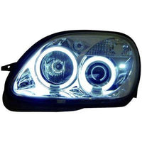 MB SLK R170 96-04 Frontlykter CCFL Chrome