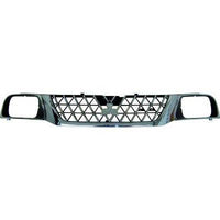 MITS L200 III 02-03 Grill Chrome-Svart