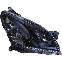 OPEL ASTRA H 04-09 Frontlykter Svart Dragon Lights