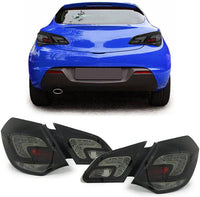 OPEL ASTRA J 09-15 Baklykter LED Svart