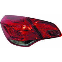 OPEL ASTRA J 09-15 Baklykter LED Rød-Sotet
