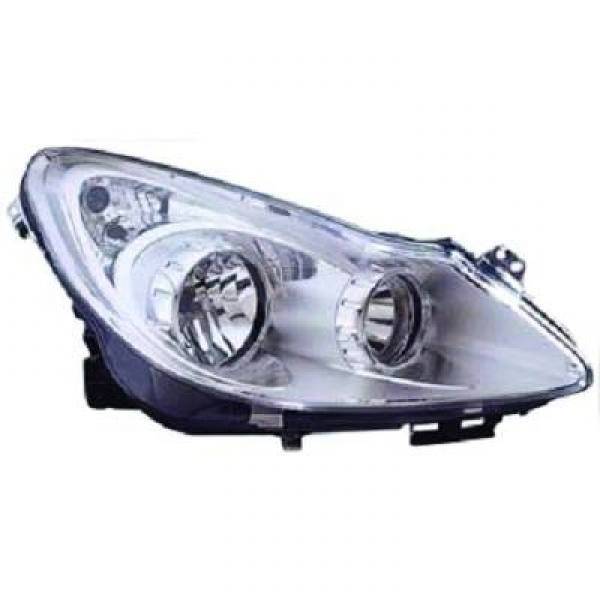 OPEL CORSA D 06-11 Frontlykt Valeo Chrome Høyre