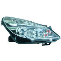 OPEL CORSA D 06-11 Frontlykter Angel Eyes Chrome