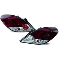 OPEL CORSA D 06-14 3-Dørs Baklykter LED Rød-Hvit