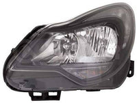 OPEL CORSA D 11-14 Frontlykt Svart Venstre