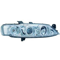 OPEL VECTRA B 95-98 Frontlykter Angel Eyes Chrome