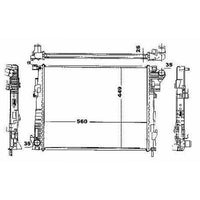 RENAULT TRAFFIC II 06-14 Radiator