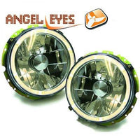 VW GOLF I 74-83 Frontlykter Angel Eyes Klarglass