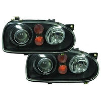 VW GOLF III 91-97 Frontlykter Celis Svart