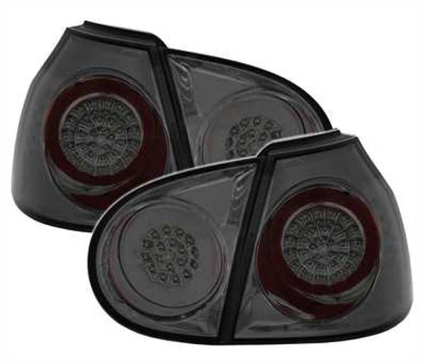 VW GOLF V 03-08 Baklykter LED Sotet Klarglass