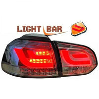 VW GOLF VI 08-12 Baklykter LED Light Bar Sotet