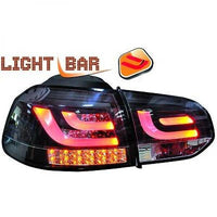 VW GOLF VI 08-12 Baklykter LED Light Bar Sotet-Svart