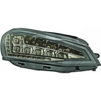 VW GOLF VII 12-17 Frontlykter LED Klarglass Chrome