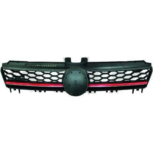 VW GOLF VII 12-17 Grill Sport Rød