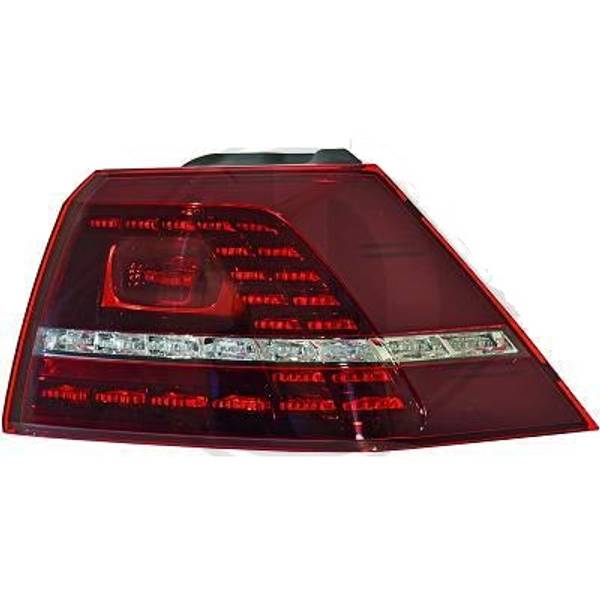 VW GOLF VII 12-17 Baklykt Ytre LED Venstre