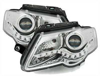 VW PASSAT B6 05-10 Frontlykter CCFL Chrome